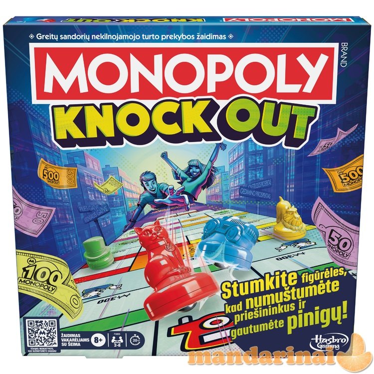 MONOPOLY Žaidimas „Monopolis: Knockout“ (lietuvių k.)