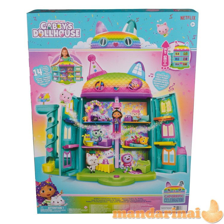 GABBY´S DOLLHOUSE Lėlių namelis „Šventė“