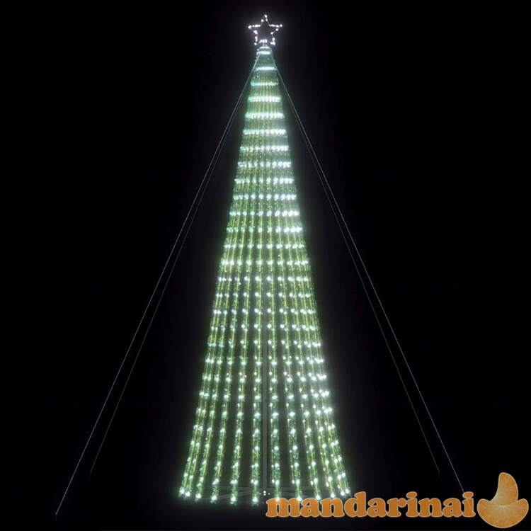 Šviečianti kalėdų eglutė, 1028 šaltos led, 403cm, kūgio formos