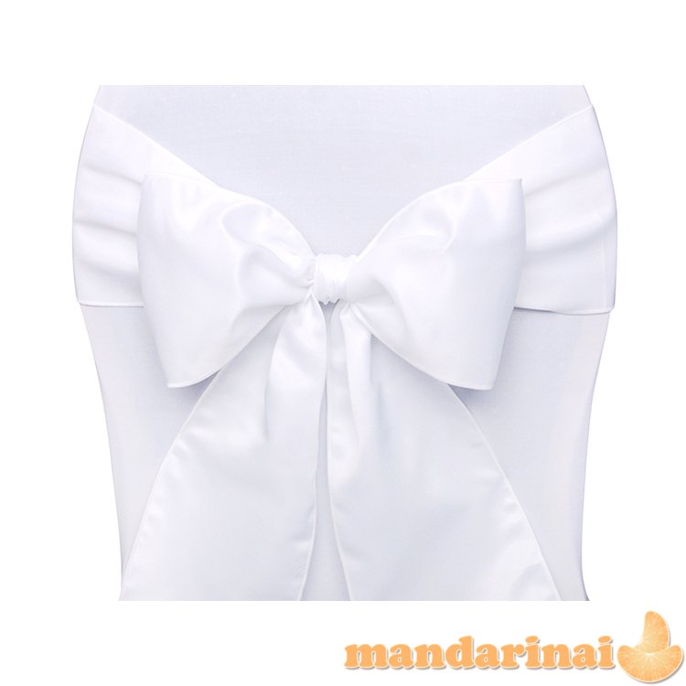 Chair sashes, white, 0.15 x 2.75 (1 pkt / 10 pc.)