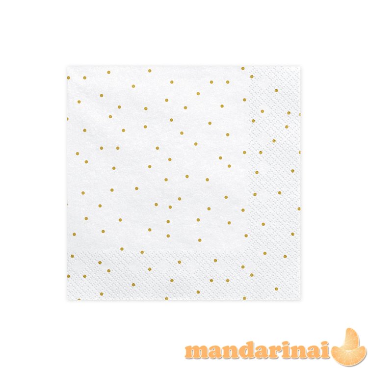 Napkins Dots, 33x33 cm (1 pkt / 20 pc.)