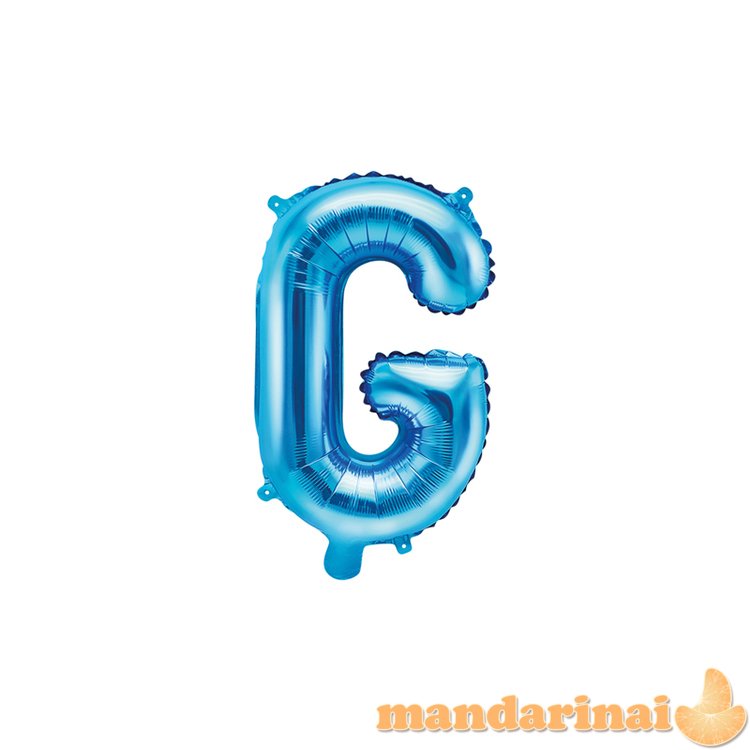 Foil Balloon Letter G , 35cm, blue