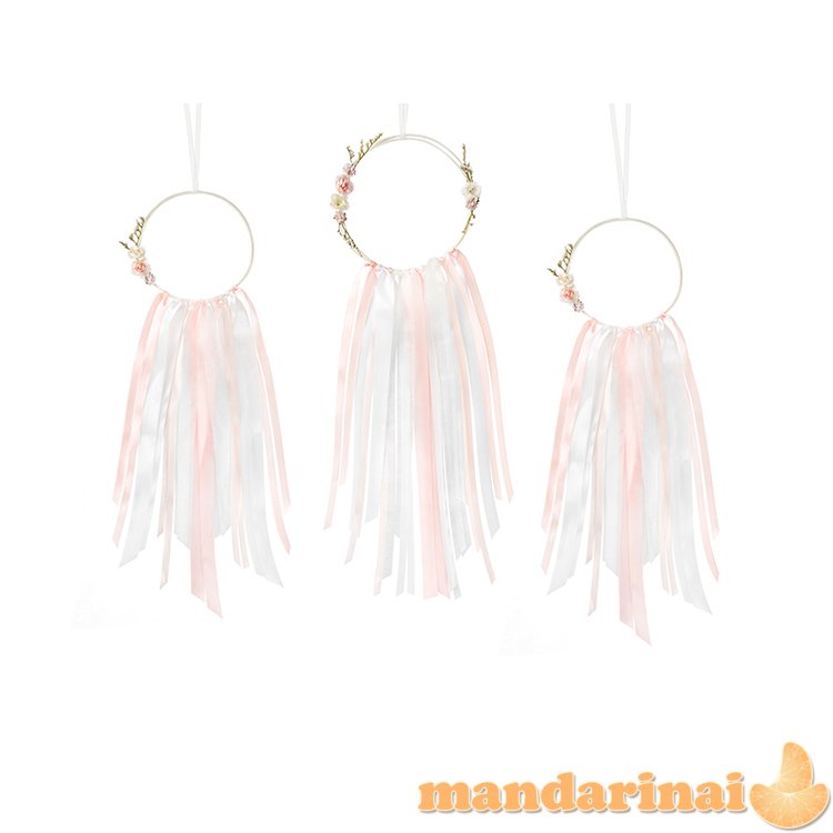 Decoration kit - Dream catchers, mix (1 pkt / 3 pc.)