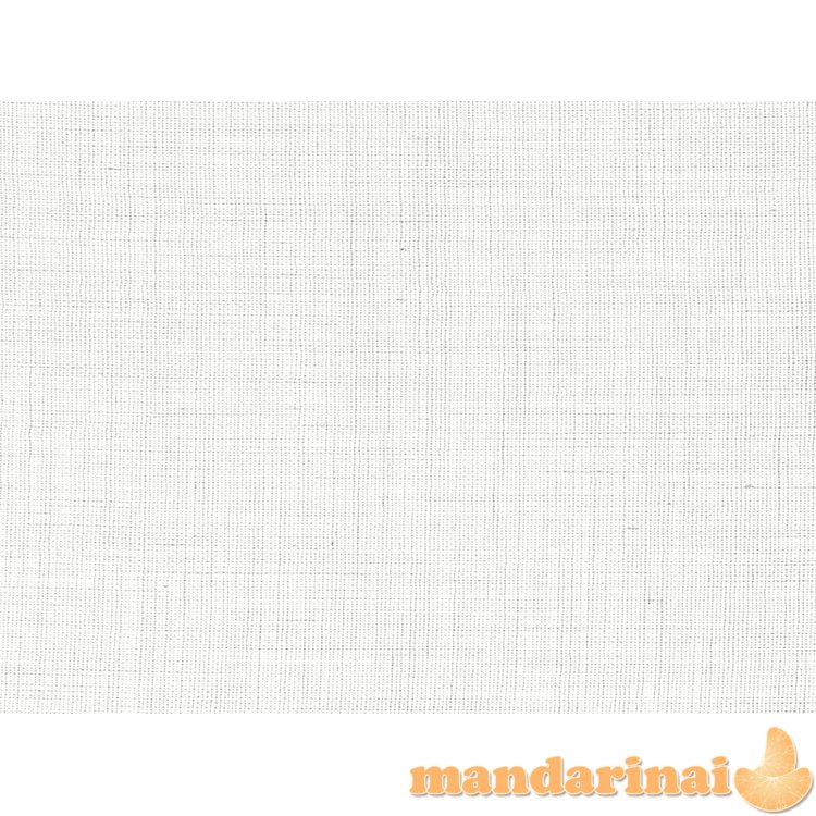 Muslin table runner, light cream, 0.70x5m