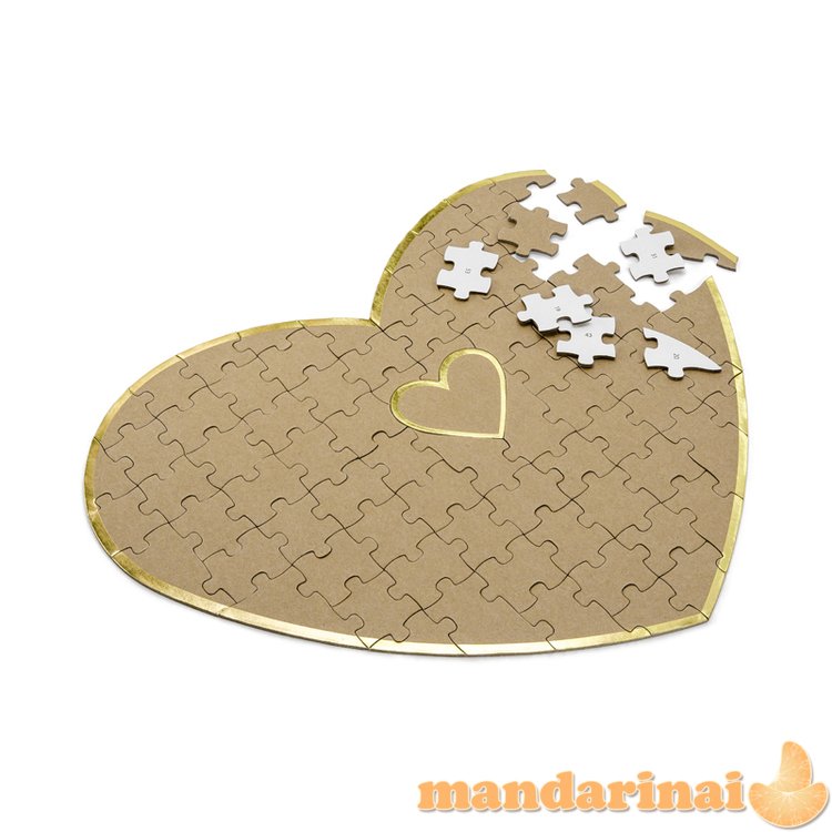 Guest Book puzzle - Heart, 45x35.5cm