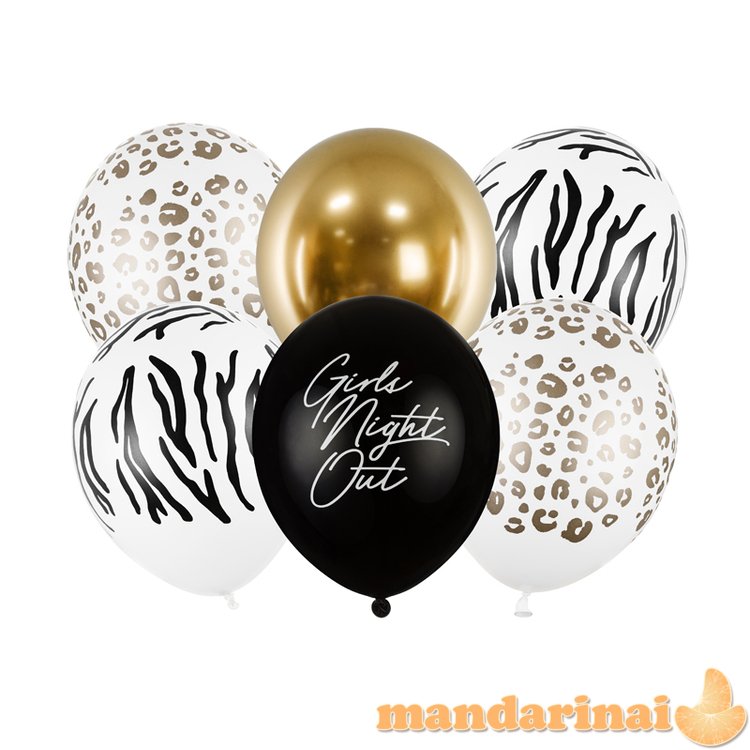 Balloons 30cm, Girls Night Out, mix (1 pkt / 6 pc.)