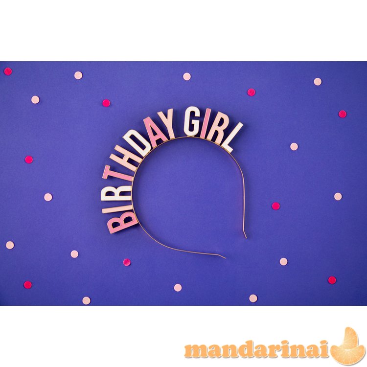 Headband Birthday Girl, mix