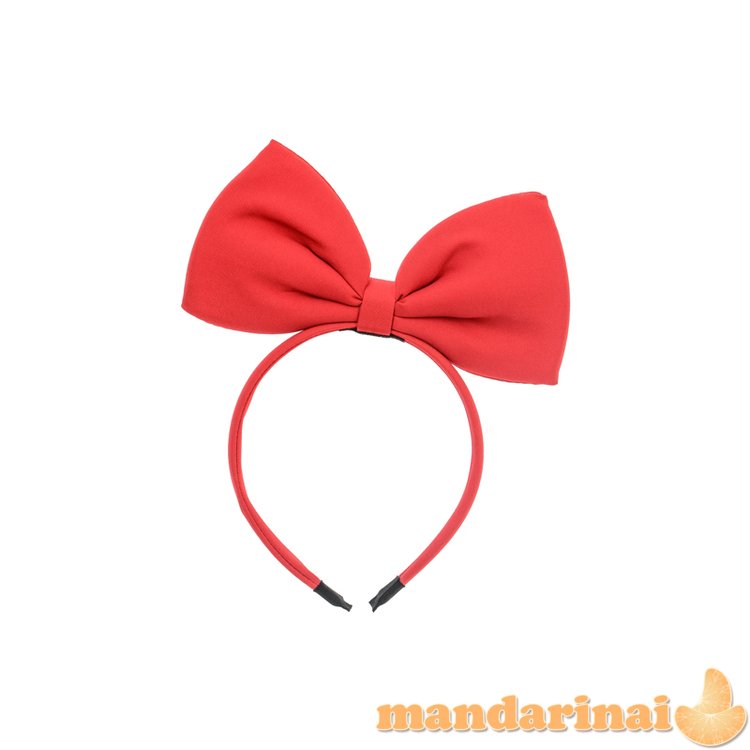 Headband Bow, red, 18x21cm