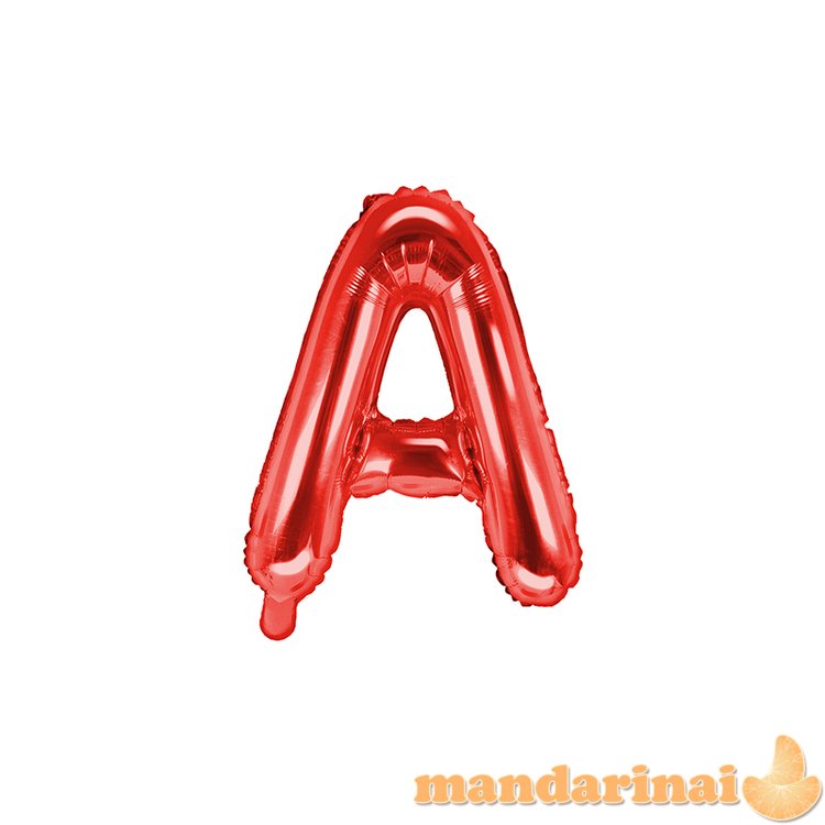 Foil Balloon Letter A , 35cm, red