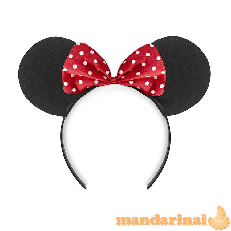 Headband Mouse, black and red