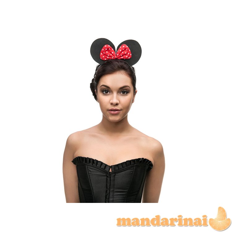 Headband Mouse, black and red