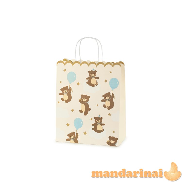 Gift bag Teddy bears, mix, 26x32.5x13 cm