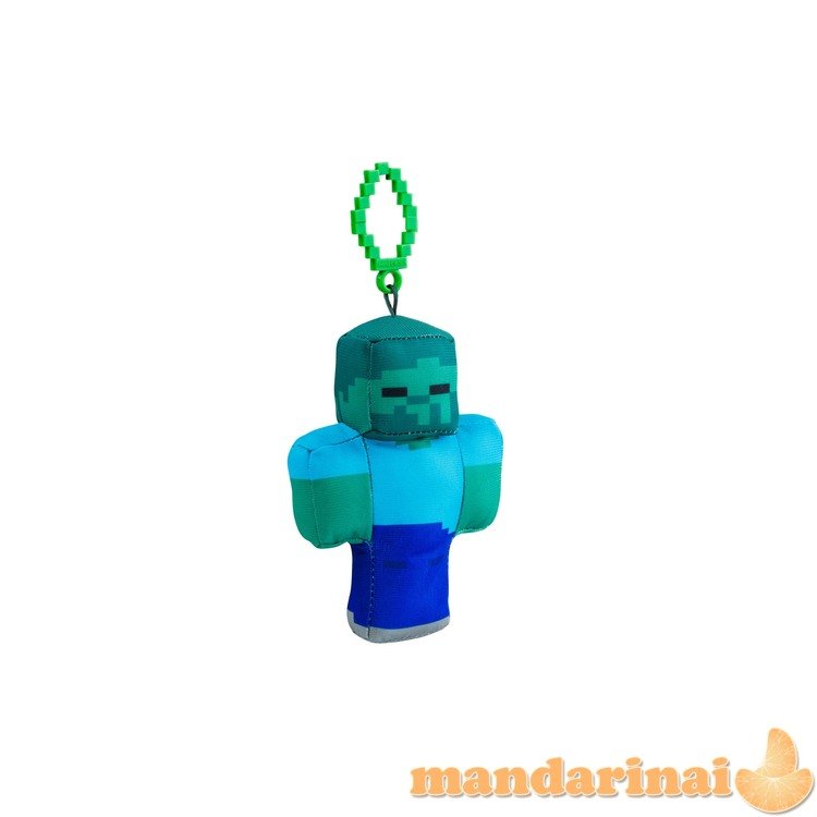 MINECRAFT Prisegamas pliušinis herojus, 13 cm