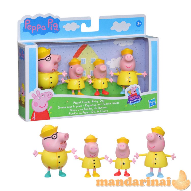 PEPPA PIG Kiaulytės Pepos šeimynėlė, 4 vnt.