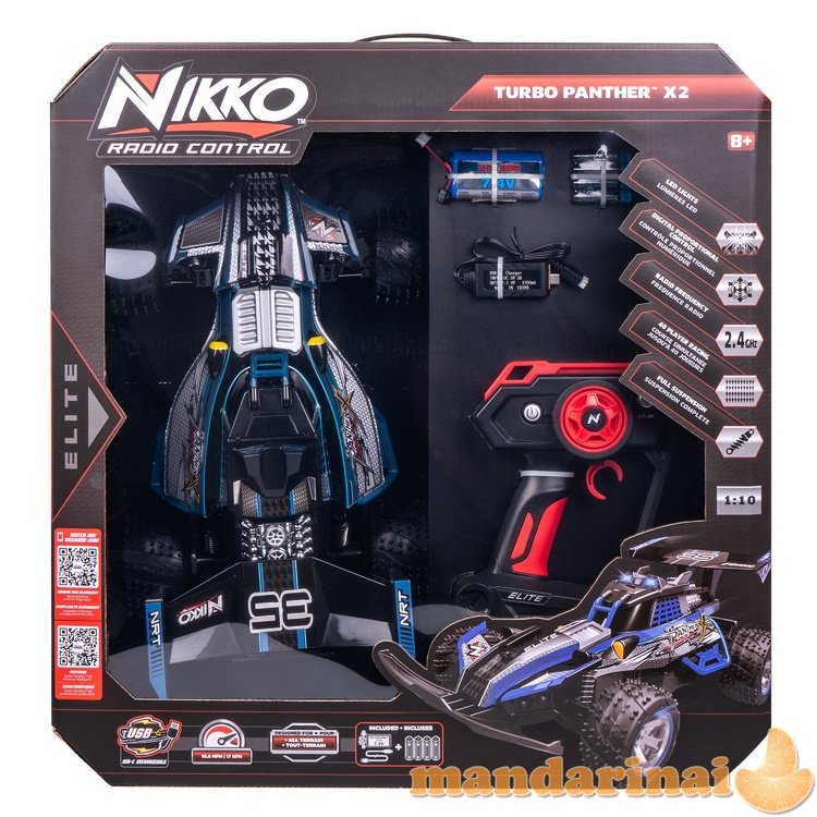 NIKKO RC automobilis Turbo Panther X2, 1:10