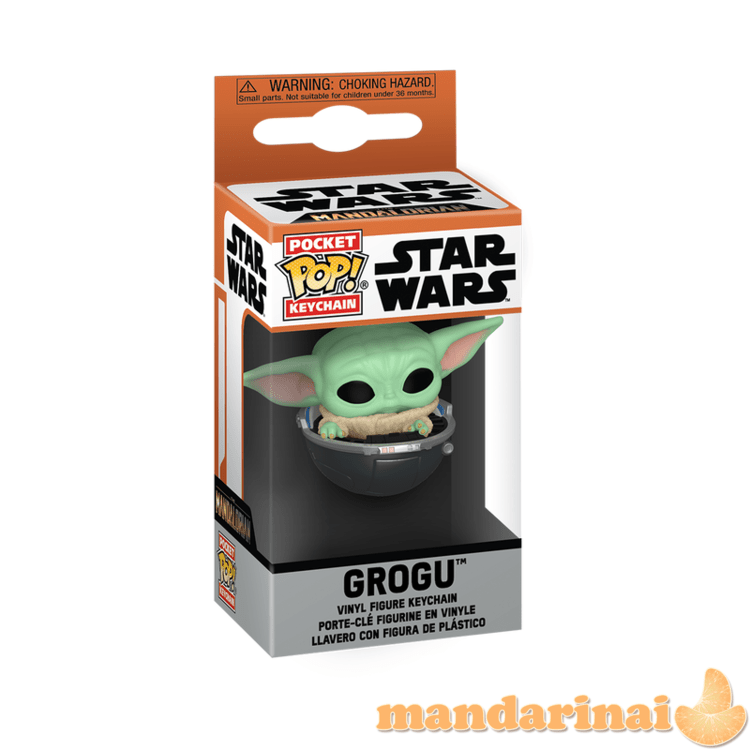 FUNKO POP! Raktų pakabutis: Star Wars - The Mandalorian – Grogu (The Child)