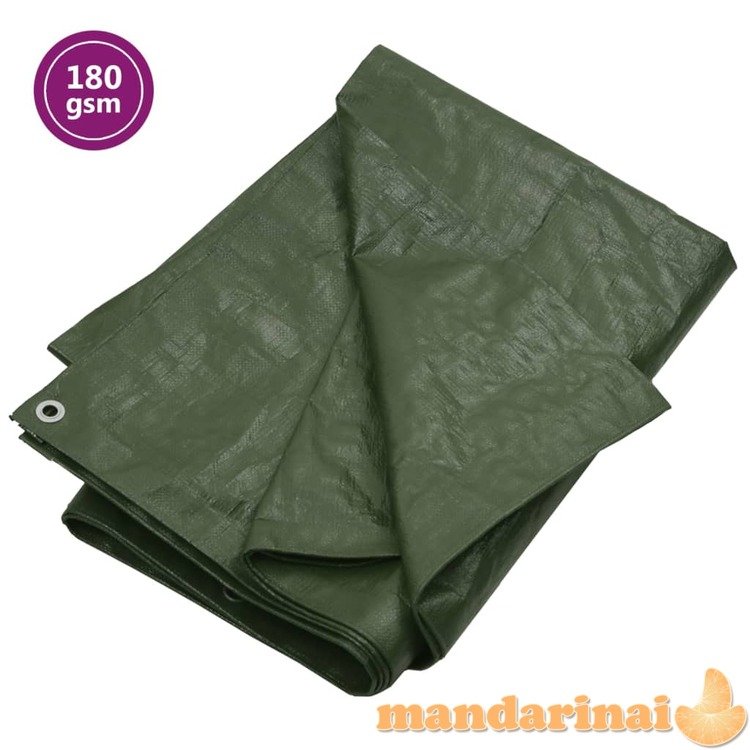 Tentas, žalios spalvos, 4x4m, 180g/m², hdpe