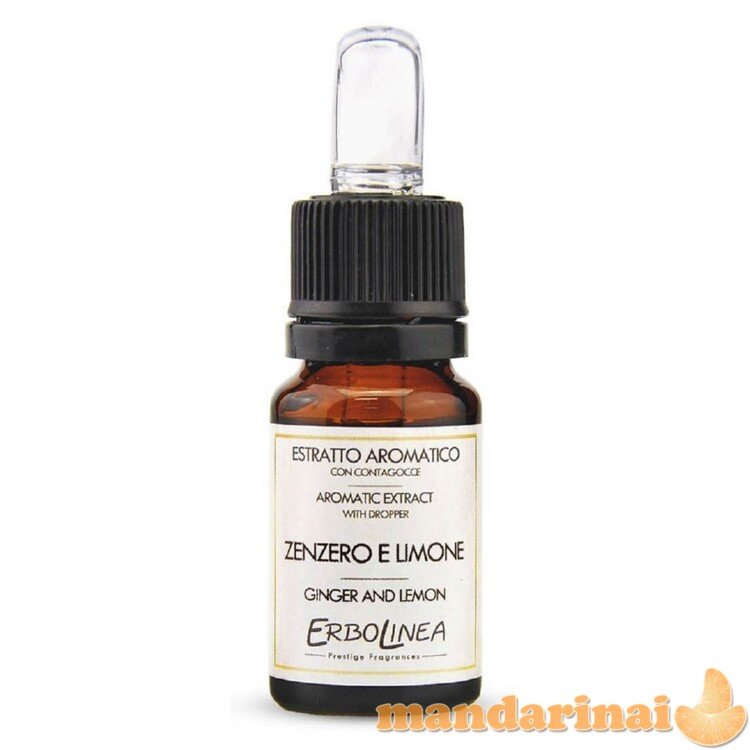 Kvepalų namams ekstraktas Zenzero E Limone, 10 ml 