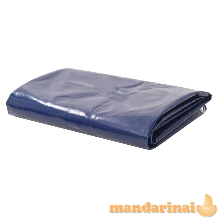 Tentas, 650g/m², 4x6m, mėlynas