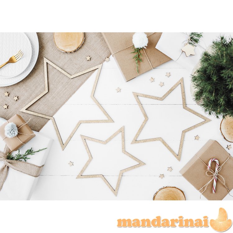 Hanging decorations Stars, mix (1 pkt / 3 pc.)