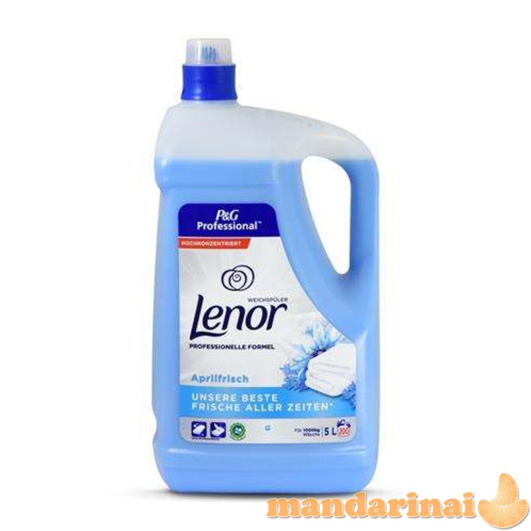 LENOR 5L skalbinių minkštiklis Aprilfresh (mėlynas)