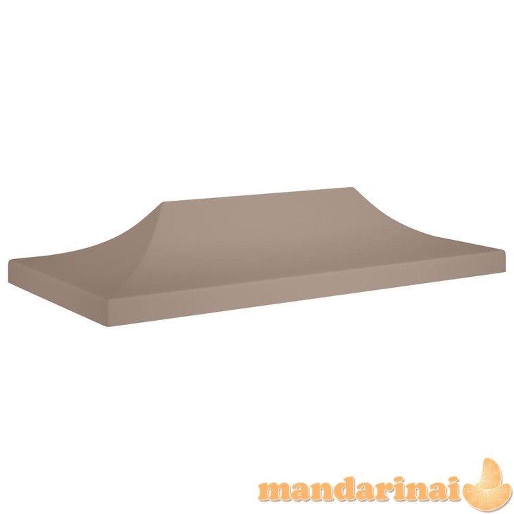 Proginės palapinės stogas, taupe spalvos, 6x3m, 270 g/m²