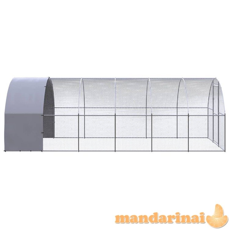 Lauko narvas viščiukams, 3x6x2m, galvanizuotas plienas