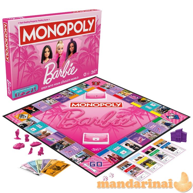 MONOPOLY Žaidimas „Barbie 