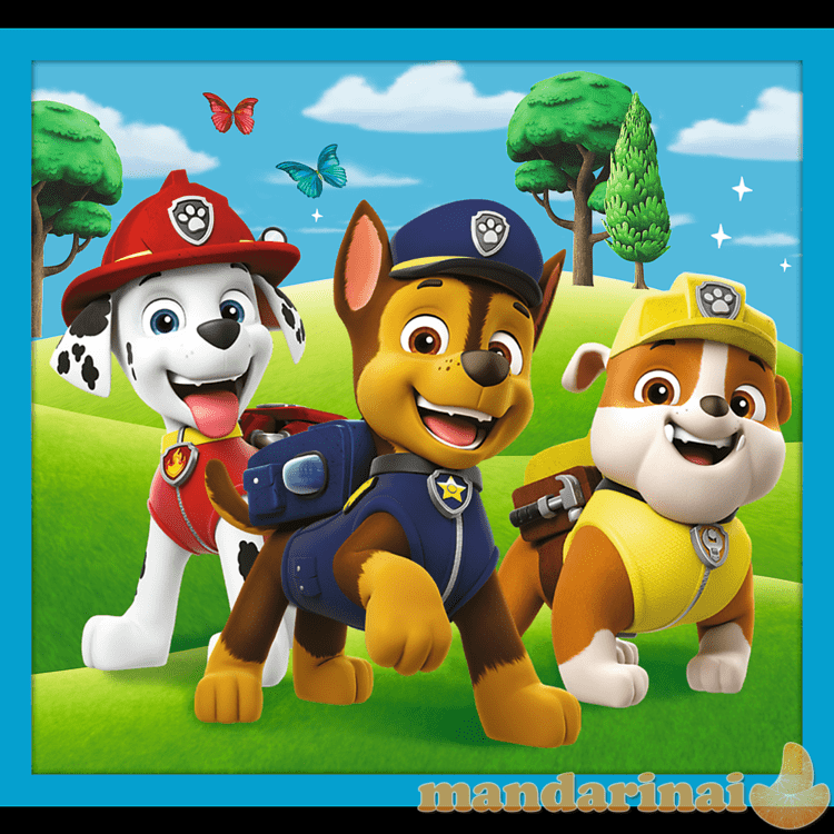 TREFL PAW PATROL 10 dėlionių rinkinys „Šuniukai-patruliai“