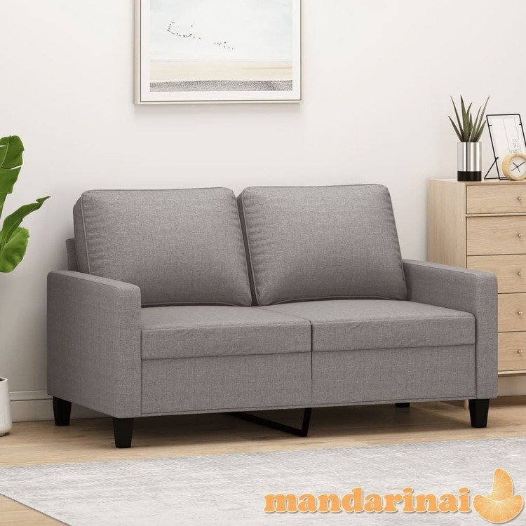 Dvivietė sofa, taupe spalvos, 120cm, audinys