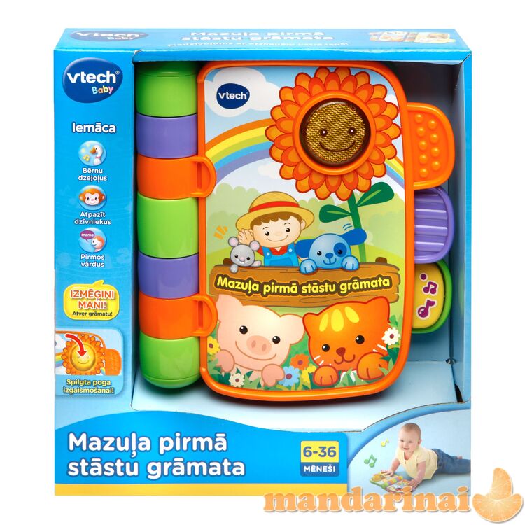 VTECH interactive toy Babys first storytime rhymes (In Latvian lang.)