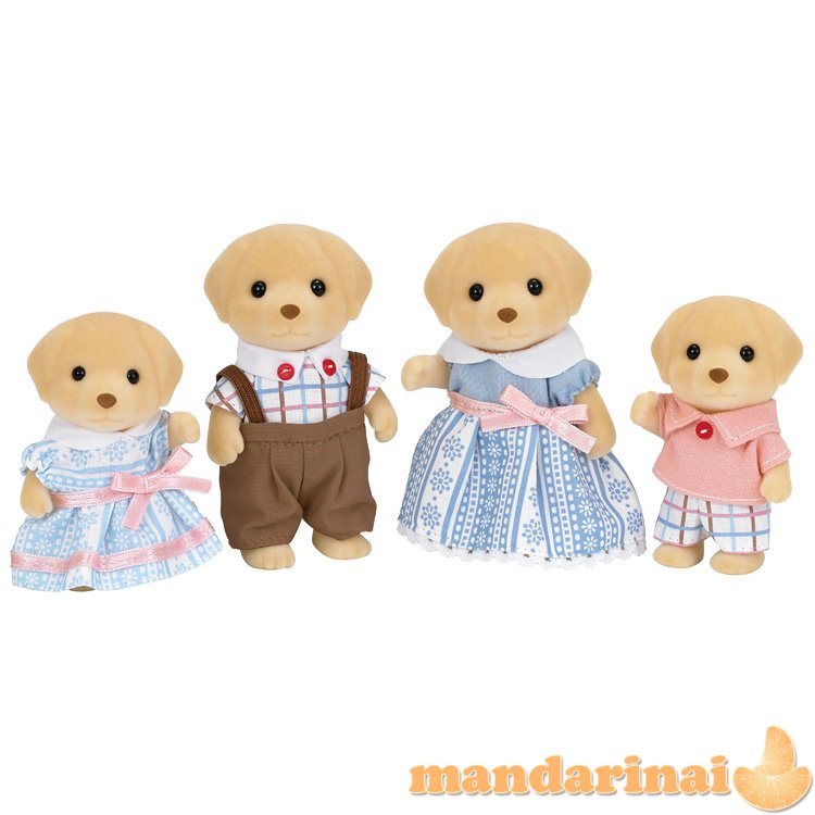 SYLVANIAN FAMILIES Geltonų labradorų šeimynėlė