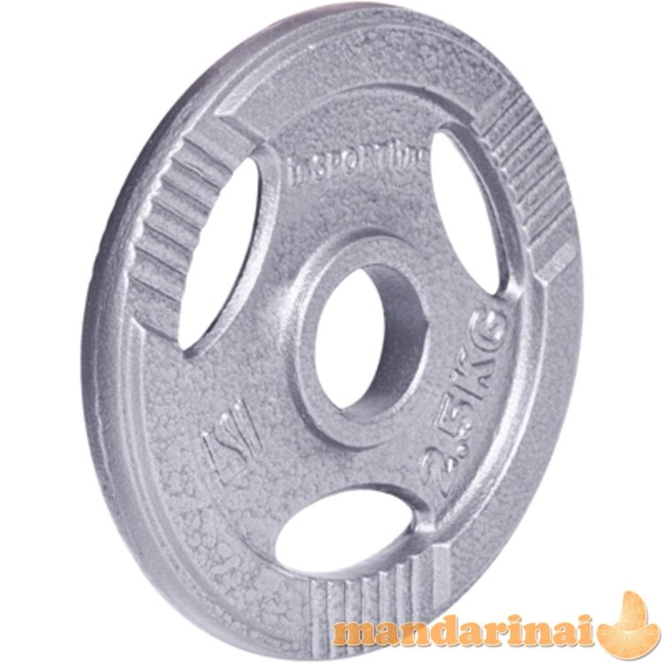 Plieninis svoris grifui 30mm inSPORTline Hamerton 2.5kg