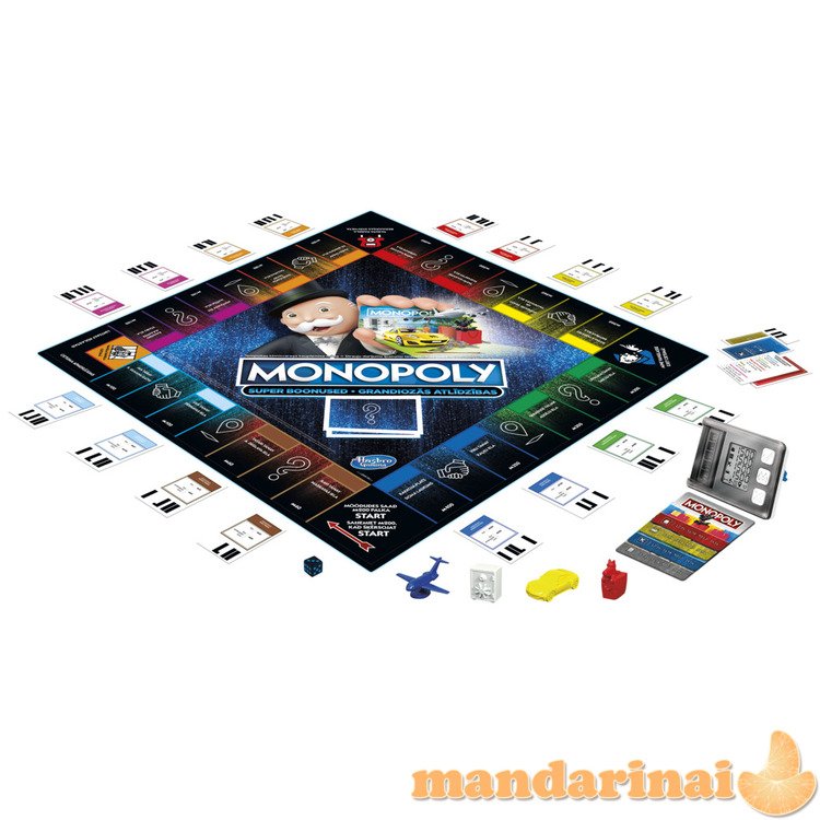 MONOPOLY Board game Super Electronic banking (In Estonian and Latvian lang.)