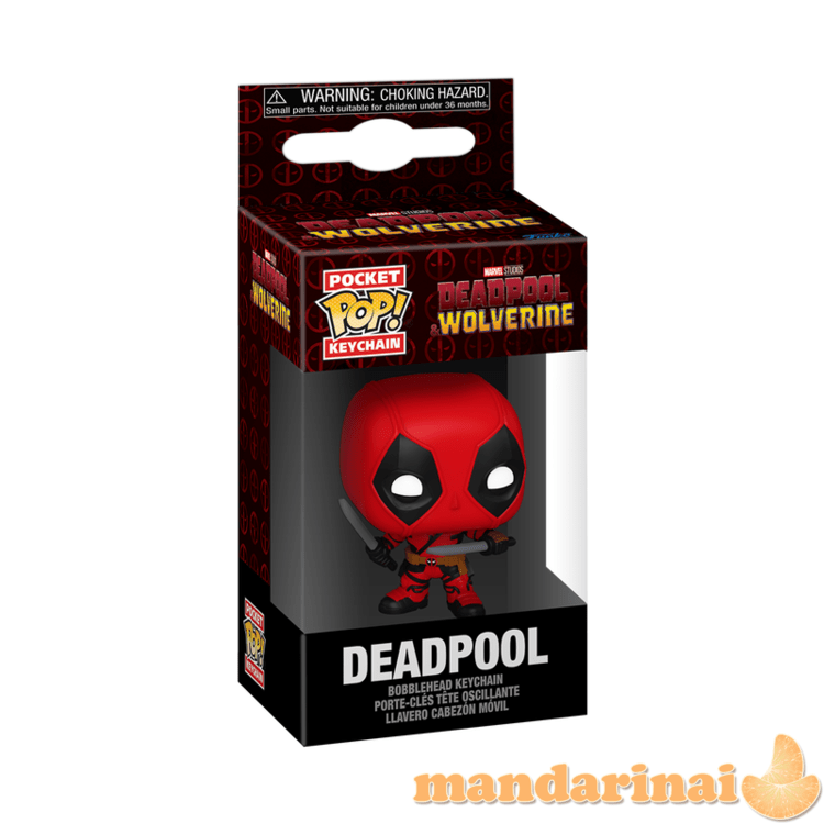 FUNKO POP! Raktų pakabutis: Marvel: Deadpool & Wolverine - Deadpool