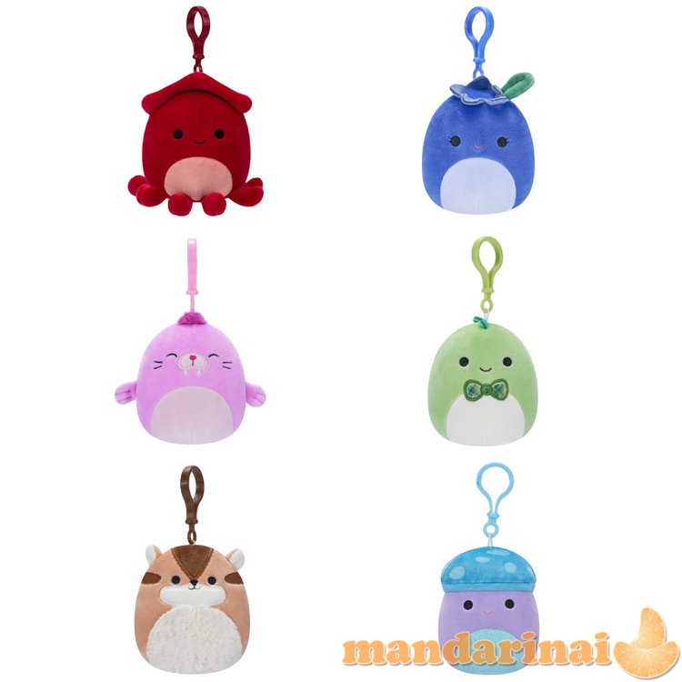 SQUISHMALLOWS Prisegamas pliušinis žaislas, 8 cm, W17