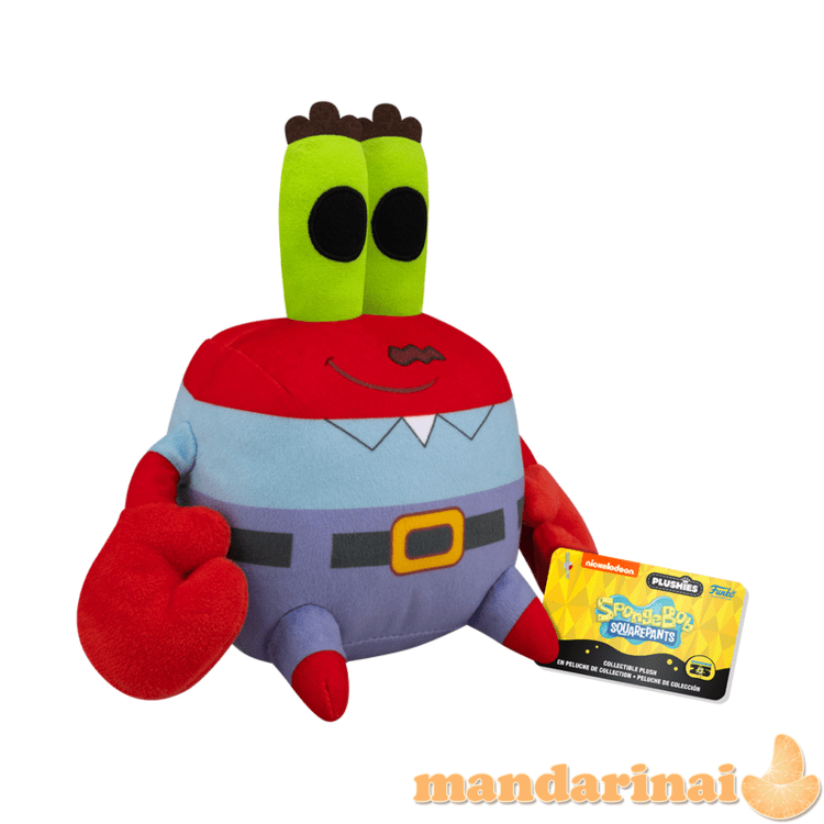 FUNKO Pliušinis žaislas: SpongeBob - Mr. Krabs, 18 cm