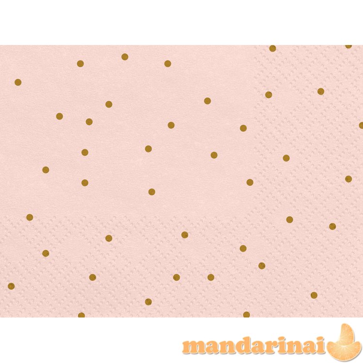 Napkins Dots, 33x33 cm (1 pkt / 20 pc.)