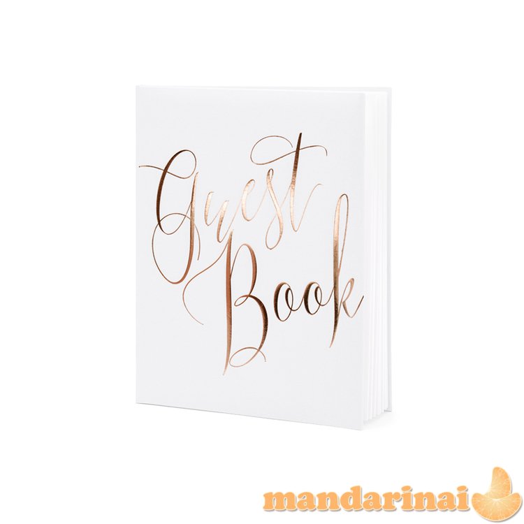 Guest Book, 20x24.5cm, white, 22 pages