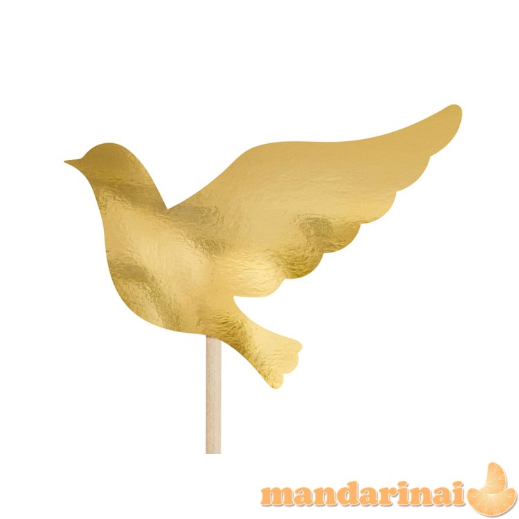 Cake toppers First Communion, gold, 31.5cm (1 pkt / 6 pc.)