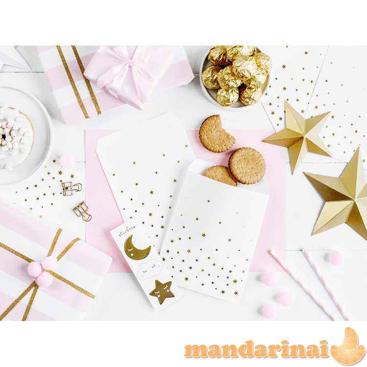 Treat bags Little Star, 13x14cm (1 pkt / 6 pc.)