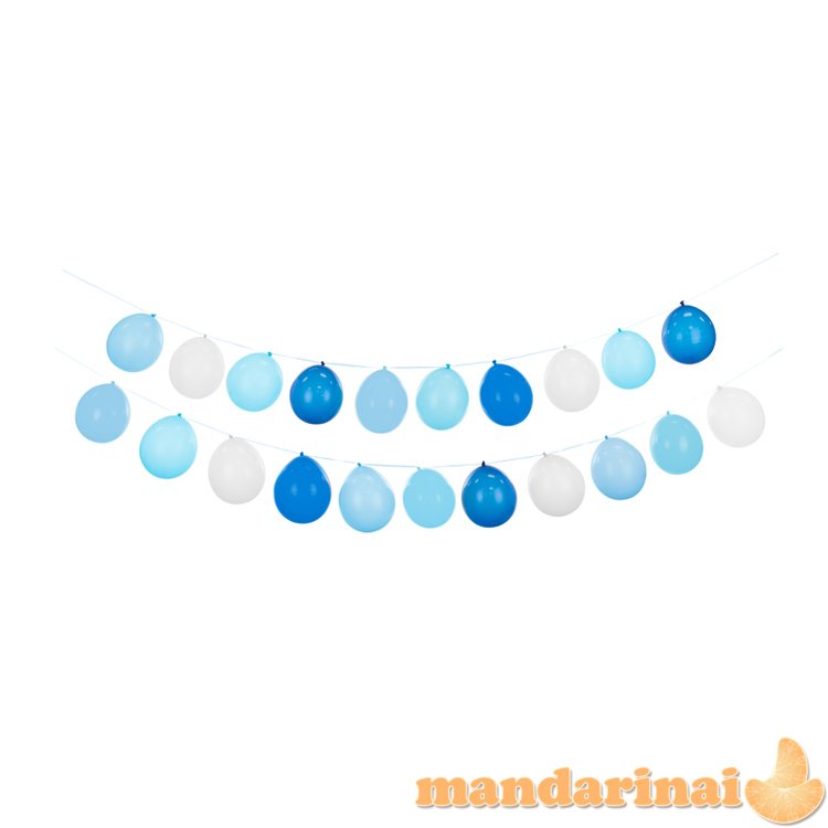 Balloon garland 3in1, blue