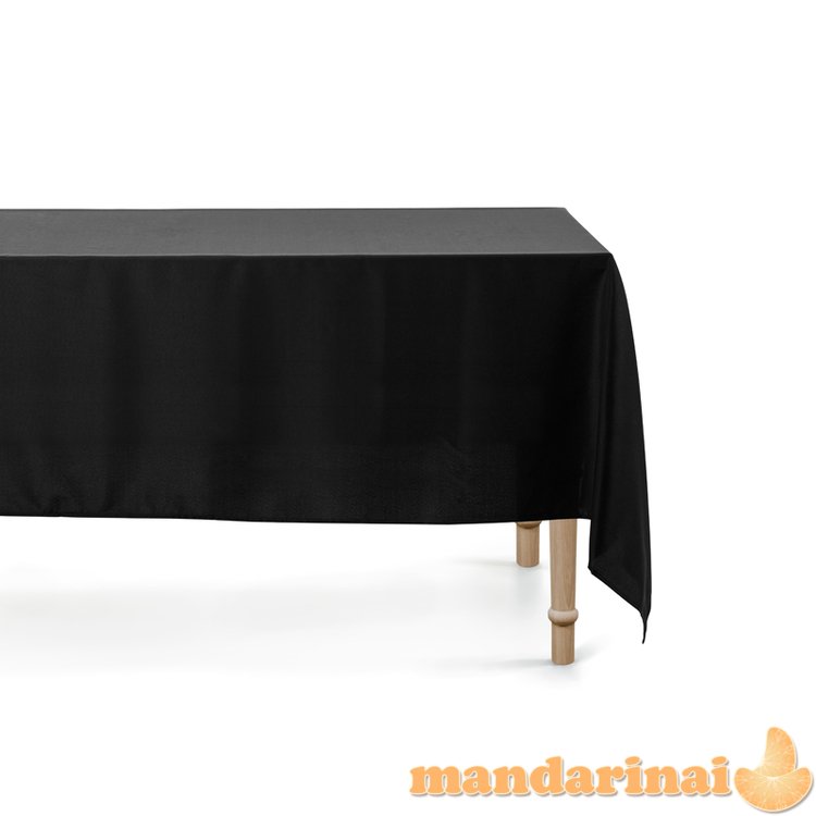 Tablecloth, black, 180 x 300cm