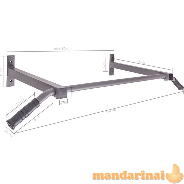 Montuojamas prie sienos / lubų skersinis inSPORTline PU1207 118x37cm