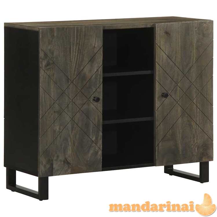 Indauja juoda 90x33x75 cm masyvo mango