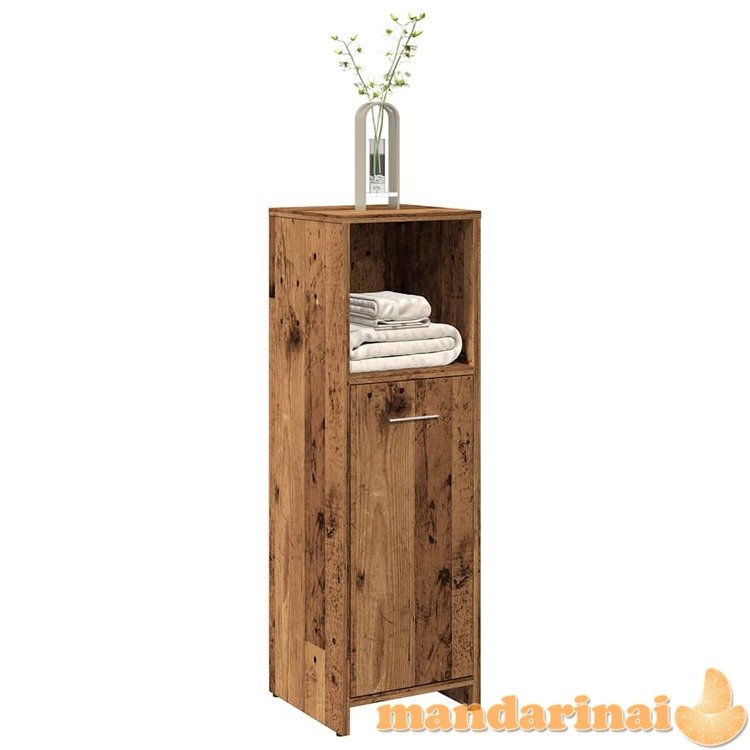 Vonios spintelė old wood 30x30x95 cm engineered wood