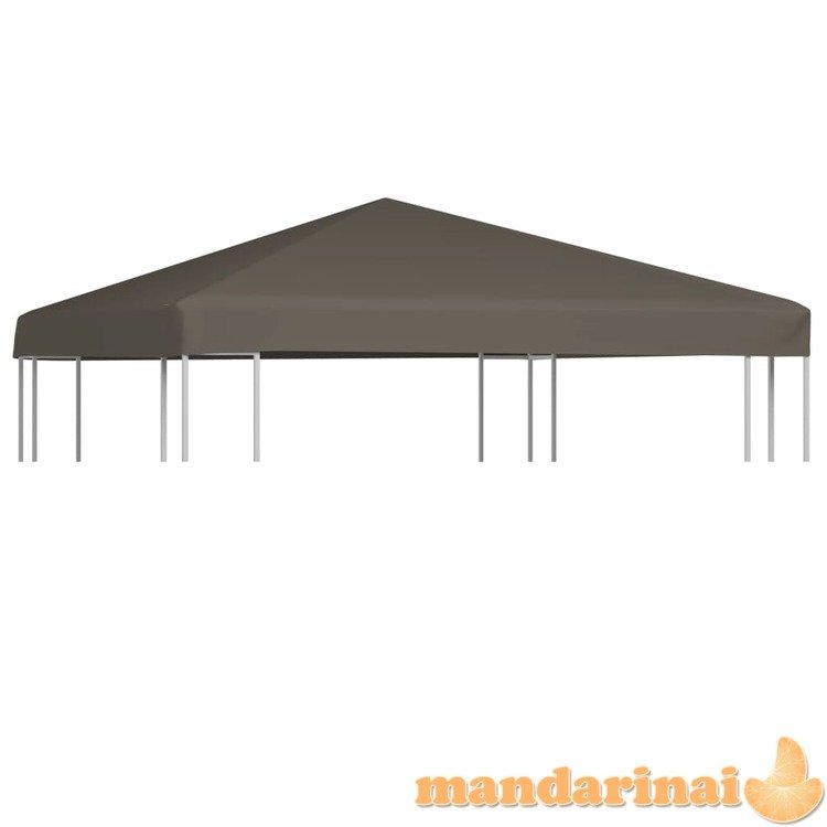 Viršutinis pavėsinės uždangalas, taupe spalvos, 3x3m, 310 g/m²