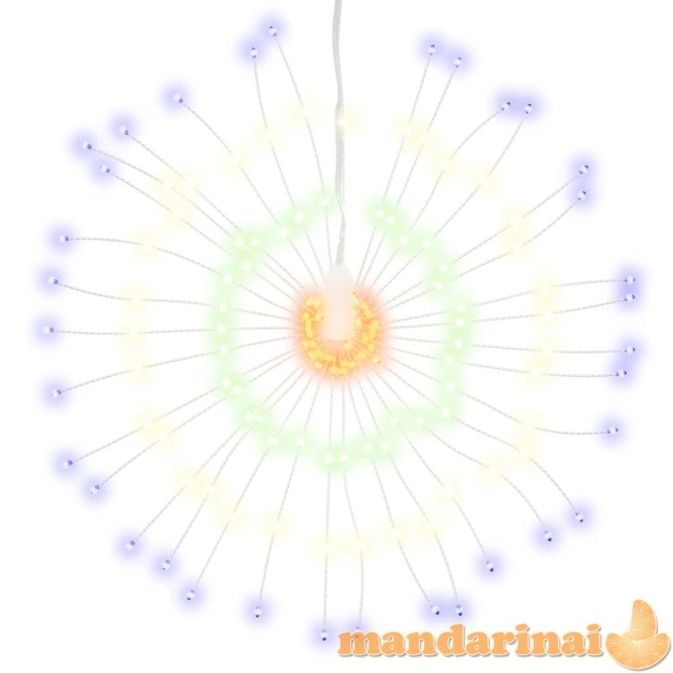 Kalėdiniai šviestuvai fejerverkai, 4vnt., 140 spalvotų led