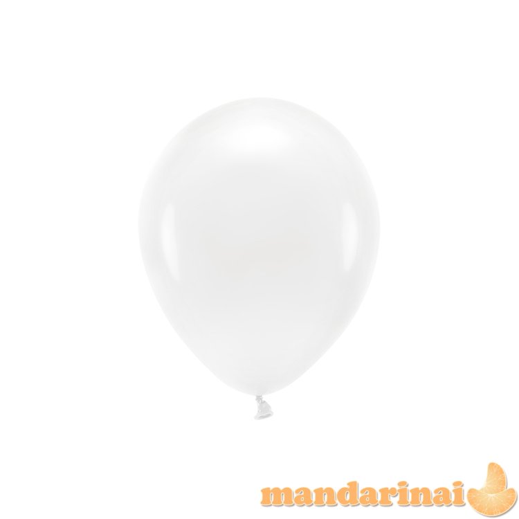 Eco Balloons 26cm pastel, white (1 pkt / 100 pc.)