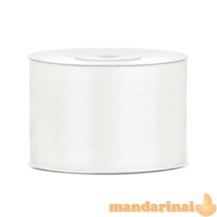 Satin Ribbon, light cream, 50mm/25m